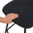 Upholstered Black Rattan Full Back Counter Swivel Bar Stool-121091467