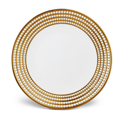 Perlee White Round Platter