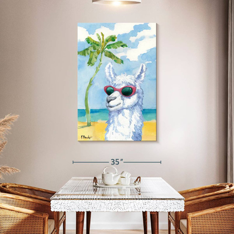 Ketti Hip Shades Llama I, 48" H x 32" W