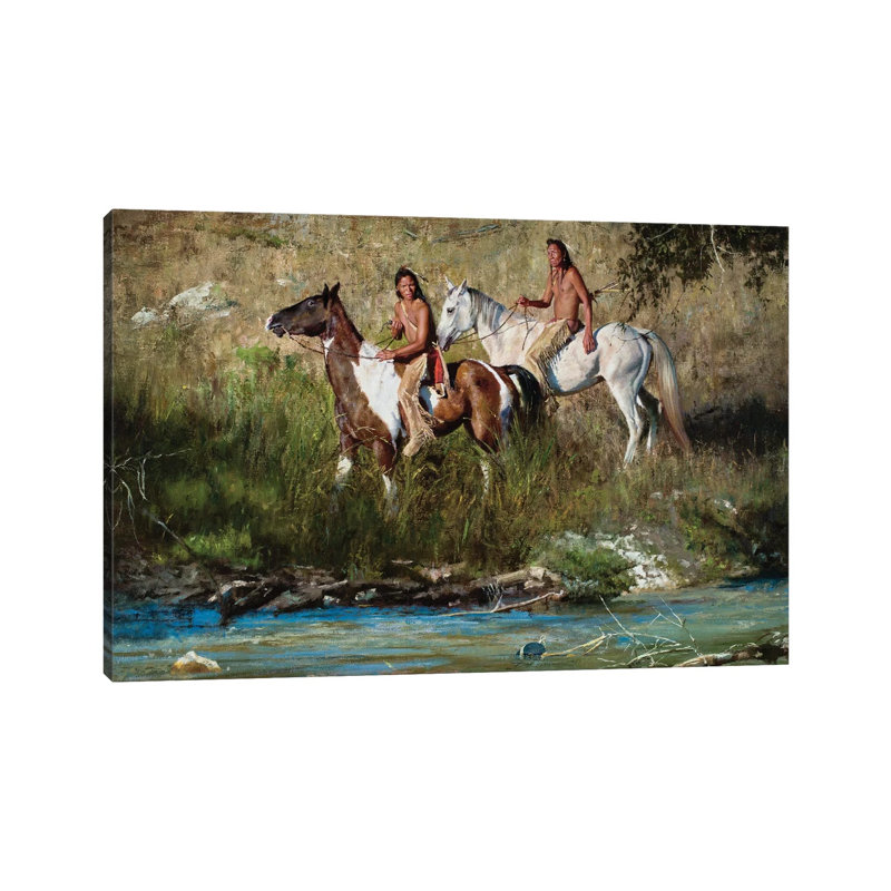 The River Keeps No Secrets 1 Piece Wrapped Canvas Painting, 20.32 cm H x 30.48 cm W