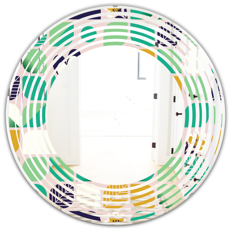 Miroir mural Wave, H 31,5 po x l po