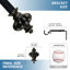 Tringle à rideaux simple ajustable Coldiron-21683755-21683756