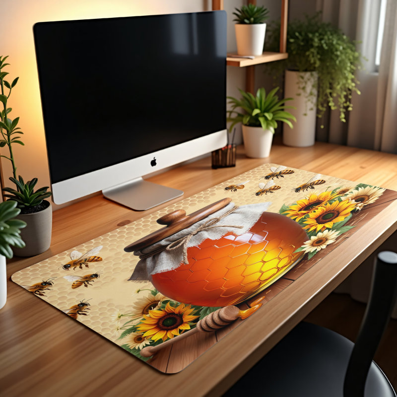 Polyester Desk Pad, 31.5x15.5