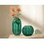 Vase en verre nervuré vert pour fleurs fraîches 11 "Sonora-511511677-511511664