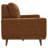 Mid-Century Modern Button-Tufted Sofa in Rust-1532587145