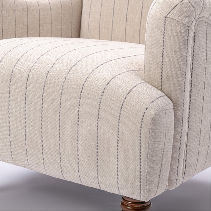 Chaise avec accoudoirs Stripe