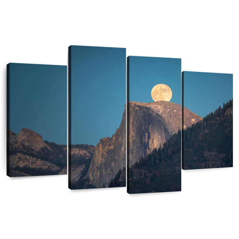 Oberle Half Dome Supermoon, 54"H x 84"W