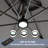 Slovin 118.11'' x 118.11'' Rectangular Lighted Cantilever Umbrella-1366806498