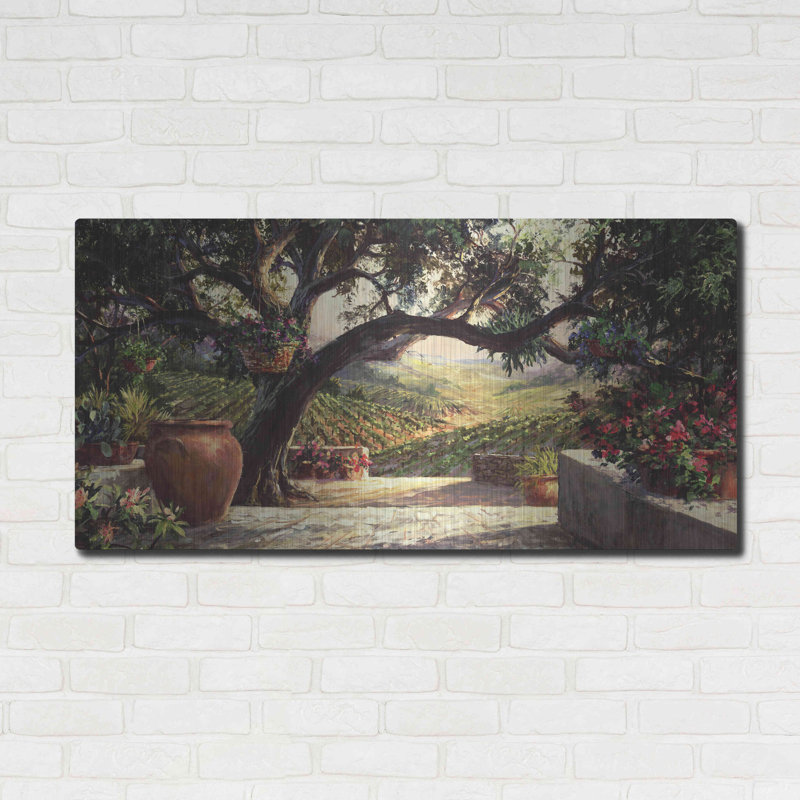 Red Barrel Studio® «Napa Patio» par Art Fronckowiak, H 48 po x l 24 po x P 0,2 po