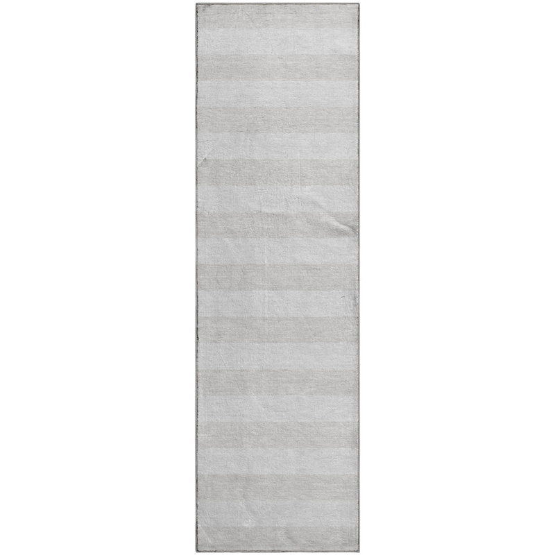 Premium Machine Washable Cerrito AMF528 Ivory Rug, Runner 2'3" x 7'6"