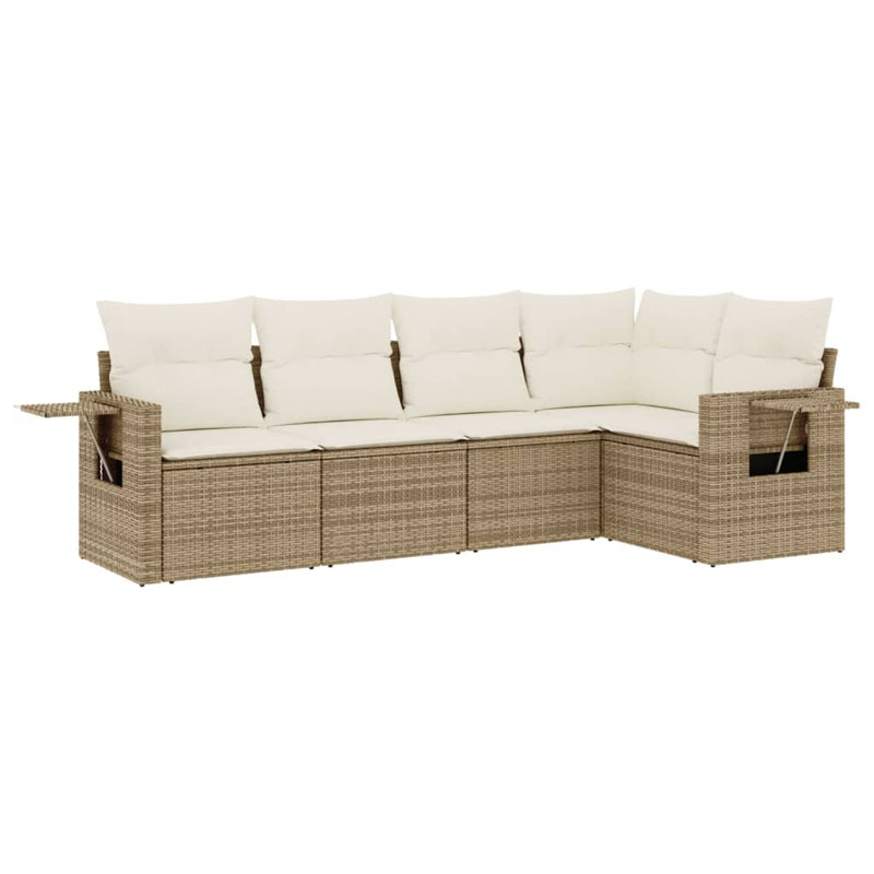 Vidaxl Garden Sofa Set PE Rattan Large Modular Garden Sofa Set