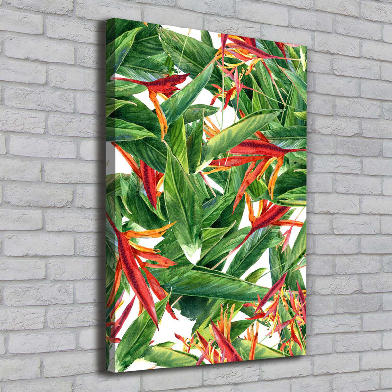 Royal Strelitzia - Wrapped Canvas Print