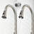 Single Hole Kitchen Faucet With Pull Out Sprayer Single Handle Kitchen Sink Faucet Stainless Steel High Arc Kitchen Basin Taps With Deck Plate