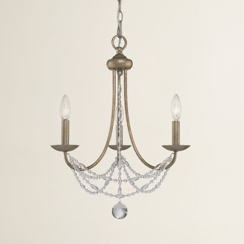 Mbagaya 3 - Light Dimmable Empire Chandelier, Golden Aura