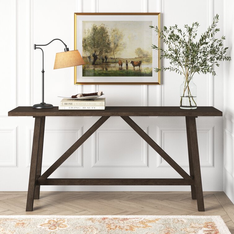 Teneyck 78" Solid Wood Console Table