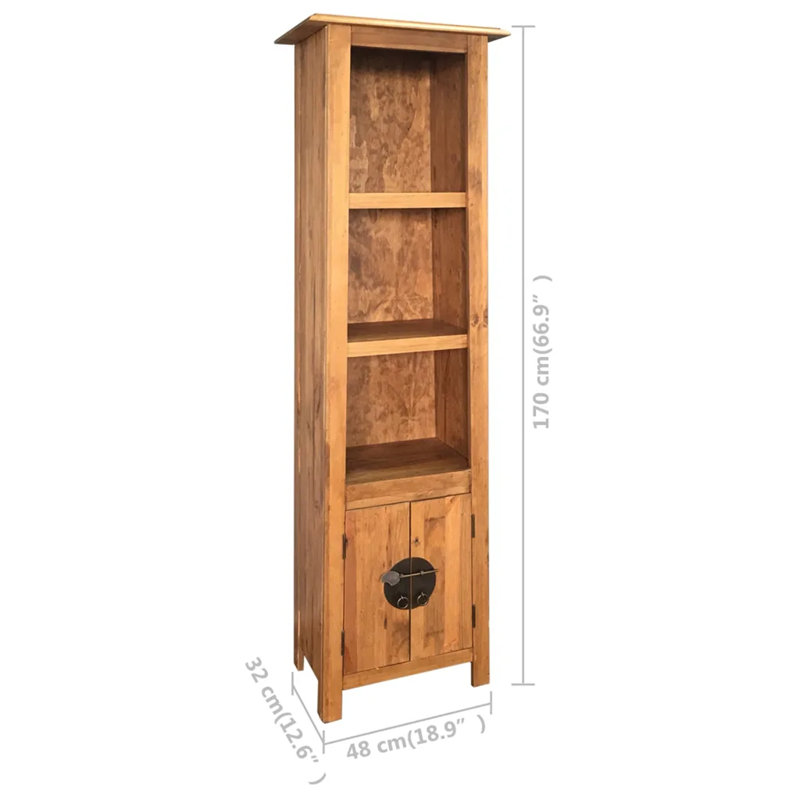 Tisbury Solid Wood Linen Cabinet