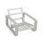 Outdoor And Indoor Aluminum Lounge Chair, With Cushion-1924442643-1924442641