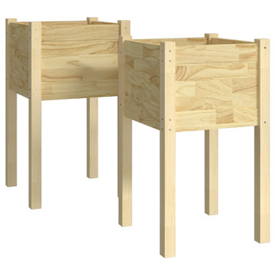 Alastar Wood Elevated Planter