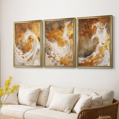 NAUTICAL Series CCV  -Custom Framed  Wrapped Gallery Canvas - 3 Pieces