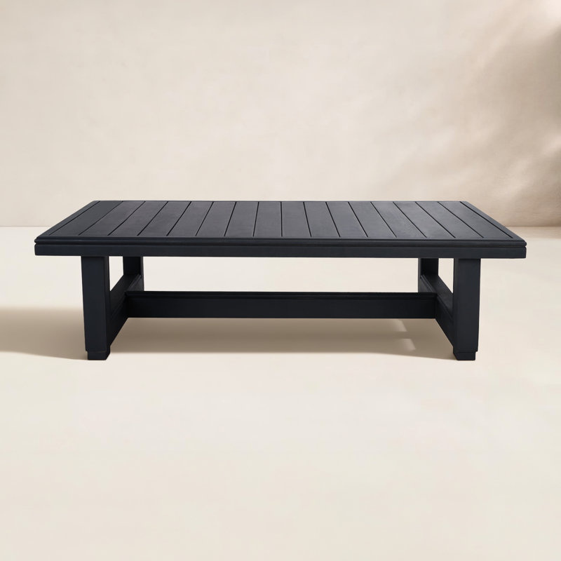 Melrose Slatted Metal Outdoor Coffee Table