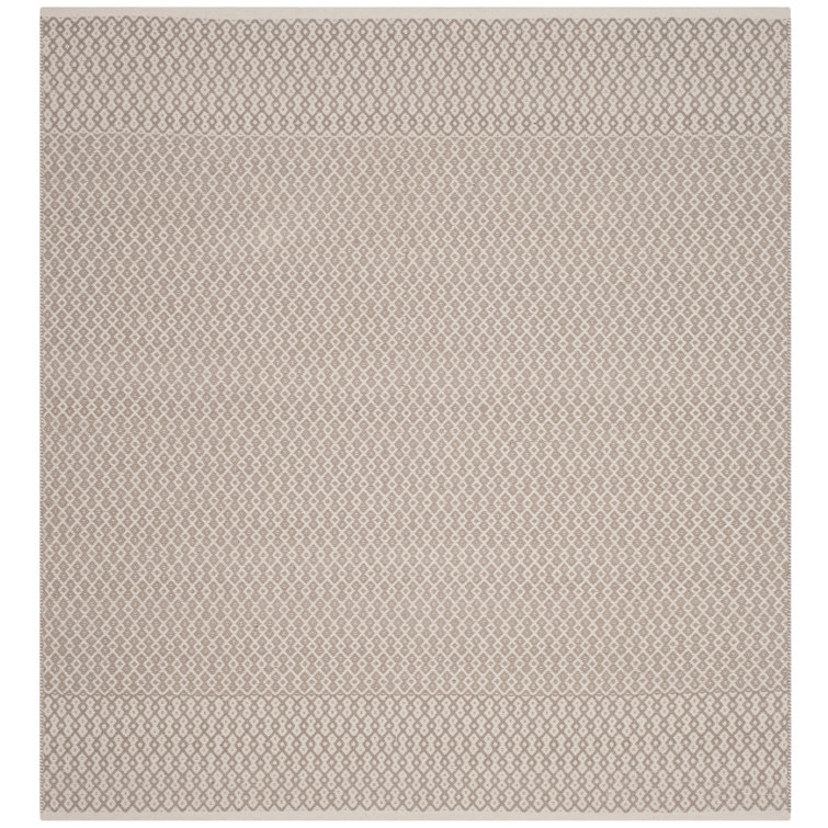 Bester Hand Woven Cotton Geometric Rug