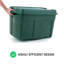 Paquet de 3 contenants de rangement Rubbermaid pour le garage et la maison, 37 gallons