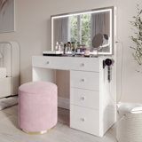 Emilia Compact Premium Vanity With Bluetooth Speakers & LED Mirror