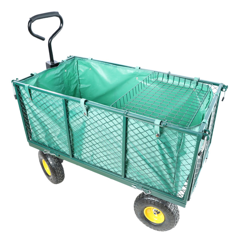 Le chariot à fleurs est plus facile à transporter