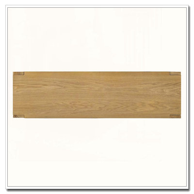 4-Door Sideboard with Oak Veneer and Adjustable Shelves