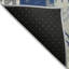 Tapis bleu lavable intérieur / extérieur Solara -1479290600