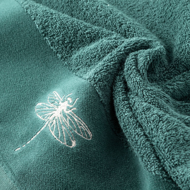 Maribella Midweight Jacquard Hand Towel, Turquoise