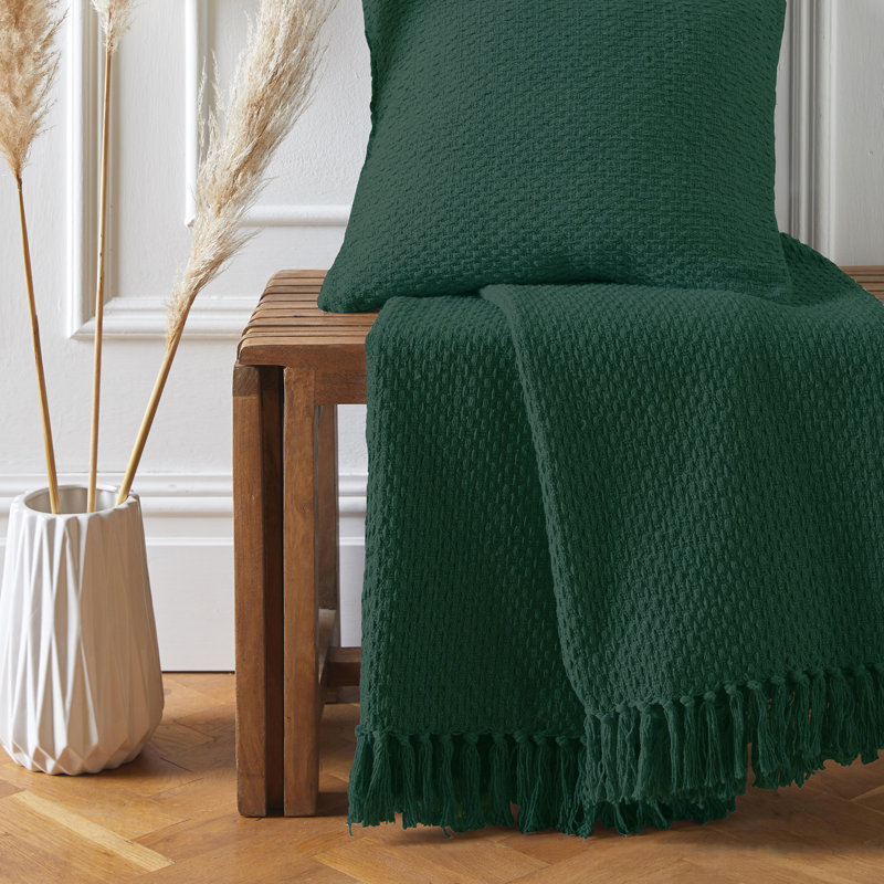 Pahokee Throw Blanket, Green