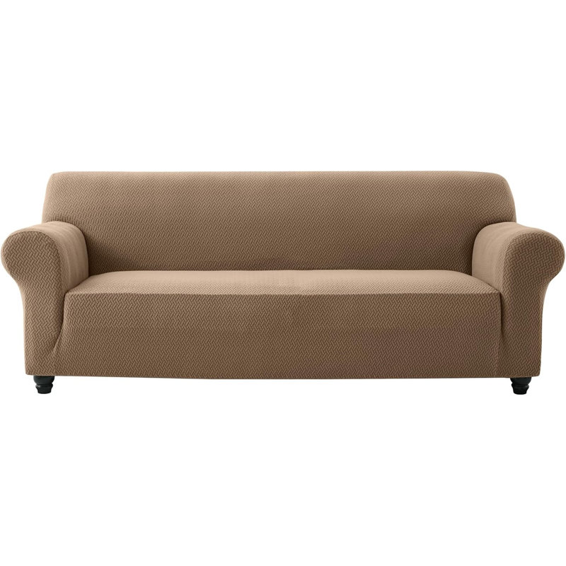 Aspire Homeware 3-Seater High Quality Stretchable Spandex Sofa Cover, Sand