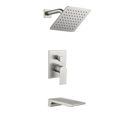Système de douche à pluie de 8 pouces avec pomme de douche à main Topcraft