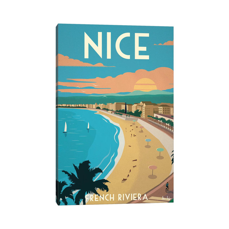 Nice - Wrapped Canvas Print, 152.5 cm H x 101.5 cm W
