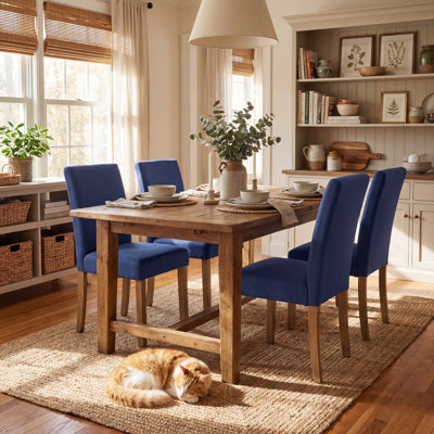 High Back Upholstered Parsons Dining Chair