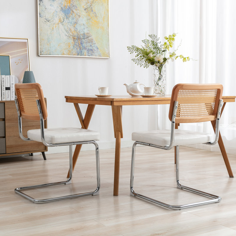 Chaise d'appoint Addelynn, Blanc