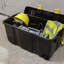 Wham Diy Tough Cart 100L Recycled Plastic Storage Boxes Black