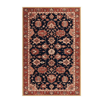Machine Washable Persian Brown Area Rug