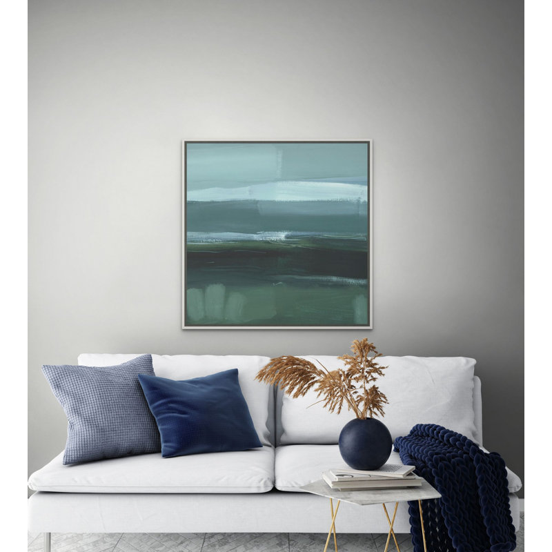 Far From Home 1 Framed Print Canvas, 22" H x 22" W x 3" D
