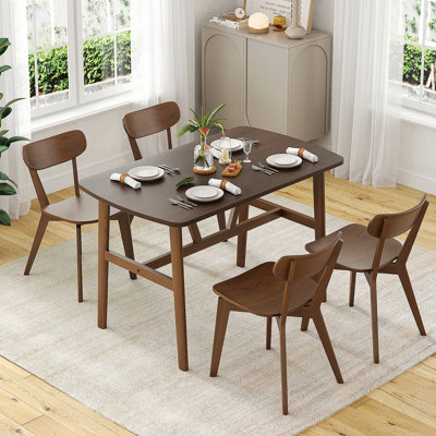 Rectangular Dining Table For Family And Friends Gathering, With Sturdy Frame And Thoughtful Design, Suitable For Various Occasions