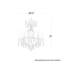 Renaissance Nouveau 8 Light 32in x 31in Chandelier in Heirloom Gold with Clear Heritage Handcut Crystals-337361365