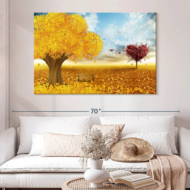 Kelan Money Tree, 34" H x 51" W