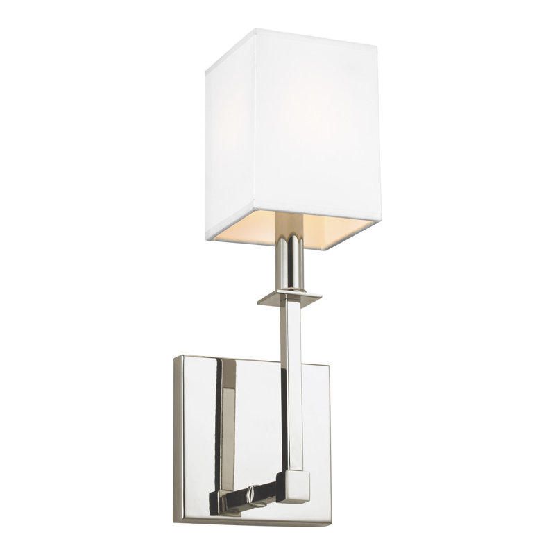 Quinn 1 - Light Armed Sconce, Polished Nickel