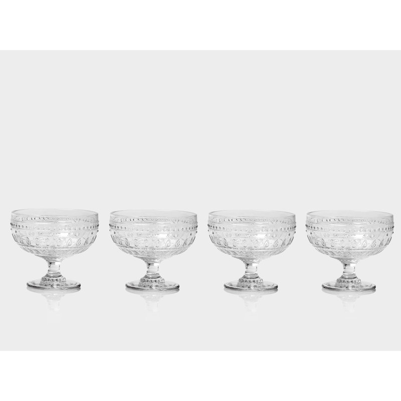 Ensemble de verres à pied Fez, Transparent