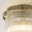 Clear Glass Flush Mount