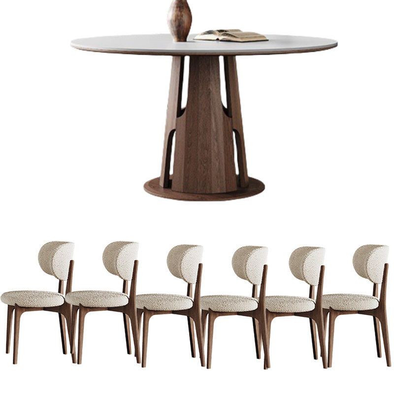 Table de salle à manger Minimalist, H 29,5 po x L 43,3 po x l 43,3 po