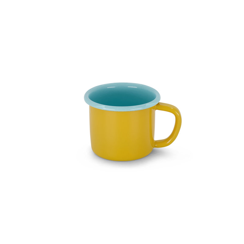 S/4 Enamel Mug - Two Tone, Yellow