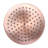 BathSelect Rainfall Showerhead Antique Red Copper