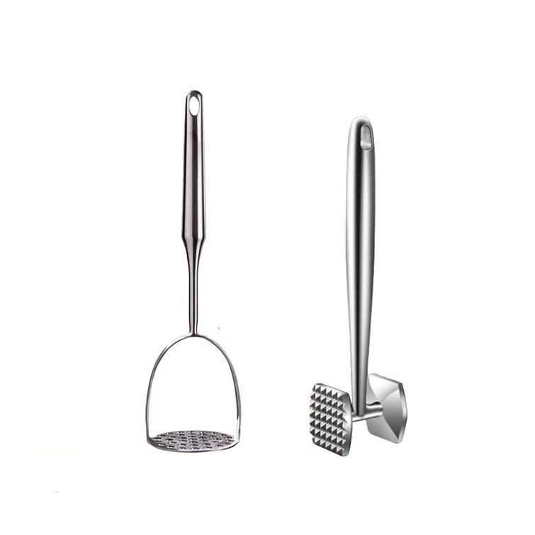 OXO Softworks Steel Meat Tenderizer, Gray Steel 